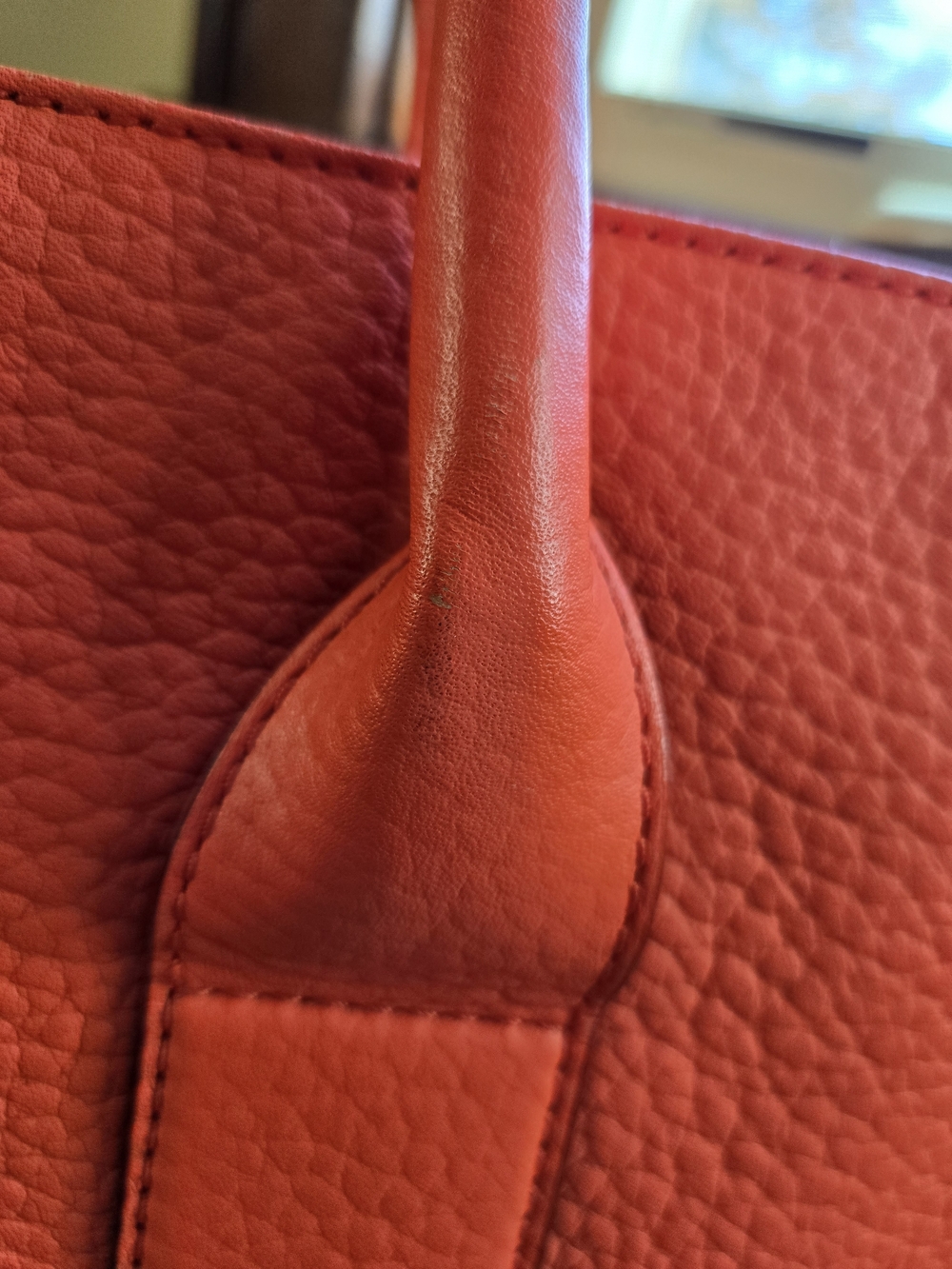 KATE SPADE Southport Avenue Linda Tote, Flaming Red Orange - Picture 9 of 10